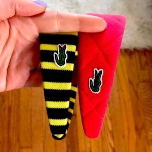 Two Lacoste Headbands!